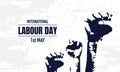 Labour Day Background Design. Boxing sketch for World Labor Day May 1st