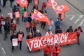 Labour day in Ostend, Belgium. Tax the rich.