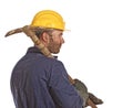 Labourer portrait Royalty Free Stock Photo