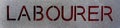 Labourer Text Royalty Free Stock Photo