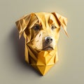 Labrador Head Dog Papercut