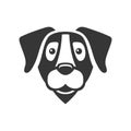 Labrador Retriever Dog Head Icon Logo. Vector