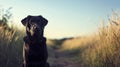 Labrador Retriever in the field