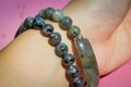 Labradorite beaded bracelet Royalty Free Stock Photo