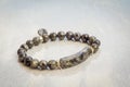 Labradorite beaded bracelet Royalty Free Stock Photo