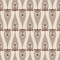 LAbstract Seamless Ethnic Floral Pattern Royalty Free Stock Photo