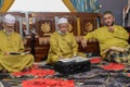 Labuan,Malaysia-Aug 22,2020:Malaysian muslim performing Quran recitation during Aqiqah ceremony in Labuan,Malaysia.Islamic traditi
