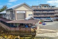 Labuan,Malaysia-Feb 26,2020:View of the Labuan Island Ro Ro Ferry terminal building in the Labuan,Malaysia.This is main entrance t