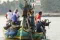 Fisherman traditional boat at west Java