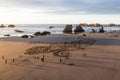 Labyrinth on the beach