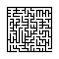 Labyrinth BG Design. Making Decision or Idea Concept Royalty Free Stock Photo