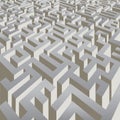 Labyrinth corridors Royalty Free Stock Photo