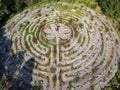 Labyrinth on the countryside of Hogsback, South Africa