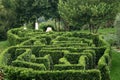 Labyrinth garden Royalty Free Stock Photo