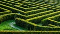 Labyrinth Garden at Taman Bunga Nusantara Royalty Free Stock Photo