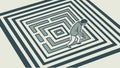 Labyrinth Maze with Character Vector Art, Problem Solving, vector design Generative AI Royalty Free Stock Photo