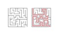 Labyrinth maze game for children home activity
