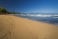 Labyrinth near Dragon's Teeth on the west coast of Maui, Hawaii Royalty Free Stock Photo