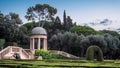 Labyrinth park located on Barcelona Royalty Free Stock Photo