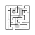 Labyrinth and question mark