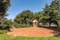 Labyrinth at St. Marks in the Valley Church, Los Olivos, California, USA Royalty Free Stock Photo