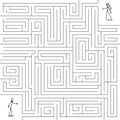 Labyrinth texture pattern