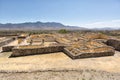 Walls of Yagul ruins in Oaxaca MExico Royalty Free Stock Photo