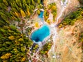 Lac Bleu in Arolla, Switzerland at the bottom of the Val d\'HÃÂ©rens Royalty Free Stock Photo