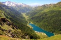 Lake of Artouste in the French Pyrenees.