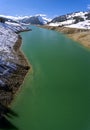 Lac de l`Hongrin is a reservoir in Vaud, Switzerland. The reservoir with a surface area of 1.60 km2 0.62 sq mi is located in the