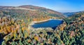 Lac de la Lauch, a lake in the Vosges mountains - Haut-Rhin, France Royalty Free Stock Photo