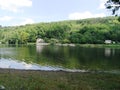 Lac des Settons in the Morvan, department of NiÃ¨vre in Bourgogne Franche ComtÃ©.