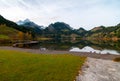 Lac Noir or Schwarzsee in Swiss Prealps