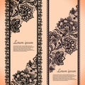 Lace banners