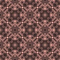 Lace black seamless mesh pattern.