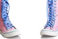 Lace boots Royalty Free Stock Photo