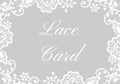 Lace border card