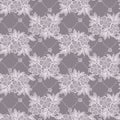 Seamless floral lace pattern Royalty Free Stock Photo