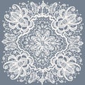 Lace doily patterns.With elements abstract flowers Royalty Free Stock Photo