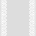 Lace frame on gray background