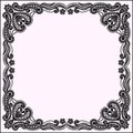 Lace Frame. Lace Vector Background. Royalty Free Stock Photo