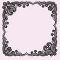 Lace Frame. Lace Vector Background. Royalty Free Stock Photo