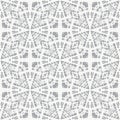 Lace on grey, simple vector geometrical pattern