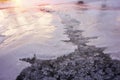Lace ice frozen