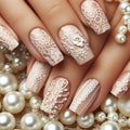 Lace Luxe in Pearlescent Harmony