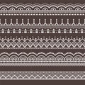 Lace ornaments borders Royalty Free Stock Photo