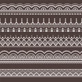 Lace ornaments borders