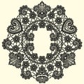 Lace Pattern. Lace Vector Background. Royalty Free Stock Photo
