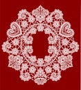 Lace Pattern. Lace Vector Background. Royalty Free Stock Photo