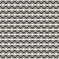 Lace pattern, vector monochrome seamless texture, smooth lines Royalty Free Stock Photo